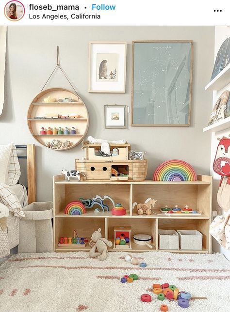 Playroom Shelves, Small Playroom, Home Decor Ideas Bedroom, Toddler Montessori, Montessori Bedroom, Montessori Playroom, Big Girl Bedrooms, Decor Ideas Bedroom