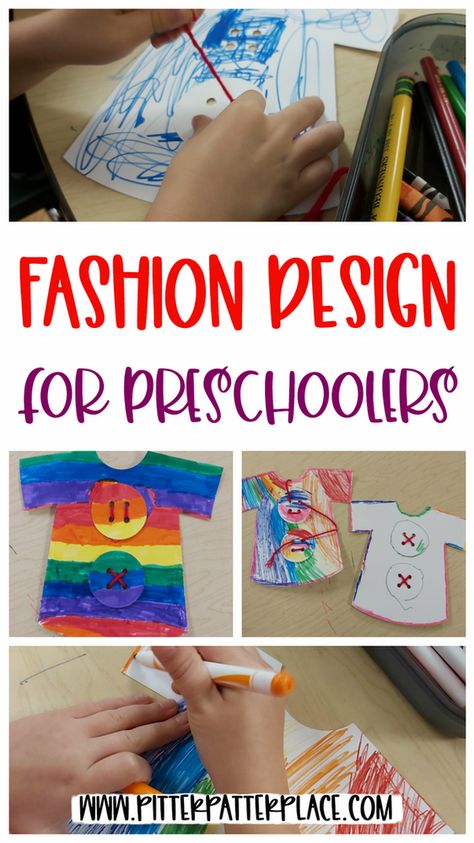 Clothes Crafts Preschool Art Projects, Preschool Clothes Crafts, Dress Up Preschool Activities, Clothing Science Preschool, Clothes Crafts For Preschool, Clothes Art Activities For Preschool, Clothes Arts And Crafts For Preschool, Clothes Project For Kids, Creative Curriculum Clothing Study Art