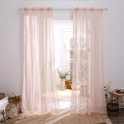 Curtains Room Bedroom, Curtains With Lights, Blush Pink Curtains, Pink Sheer Curtains, Ethereal Elegance, Bedroom Redesign, Cute Curtains, Esthetician Room, Pink Curtains