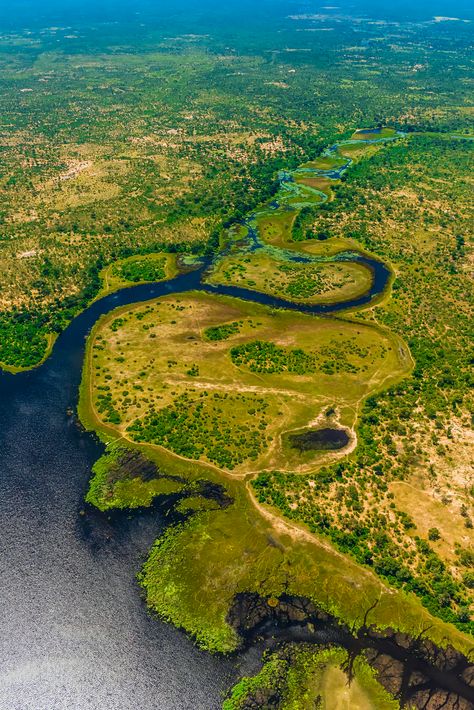 Aerial Views Landscape, Okavango Delta Botswana, Africa Tour, Okavango Delta, Aerial Images, Travel Wishlist, Travel Photography Inspiration, Aerial Photo, Travel List