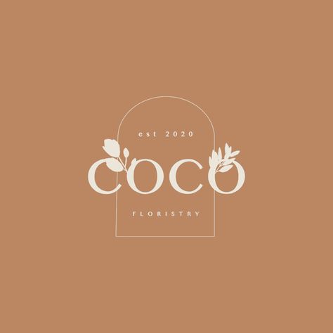 Minimal Logo Ideas, Cute Business Names, Coco Logo, Chocolate Logo, Soya Mumu, Florist Logo, Logo Design Feminine, Best Logo, Bakery Logo