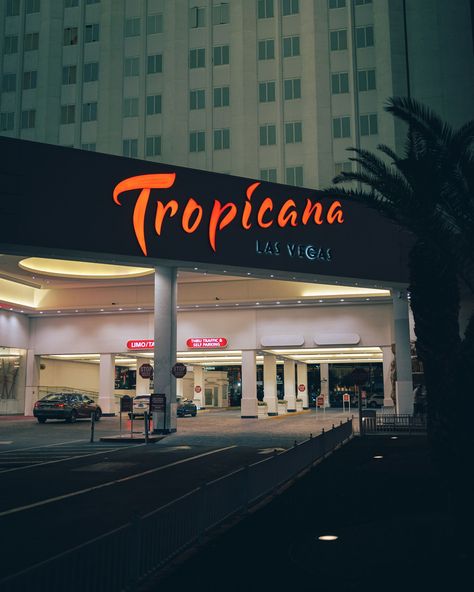 Tropicana sign at night, Las Vegas, Nevada Tropicana Las Vegas, Rail Transport, Hotel Motel, Posters Framed, Hilton Hotel, City Car, Las Vegas Nevada, Image House, Shutter Speed