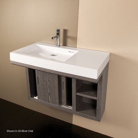 Vanity In Bathroom, Ada Sink, Upscale Decor, Ada Bathroom, Small Bathroom Sinks, Accessible Bathroom, Small Vanity, Wet Room, Kitchen And Bath Design