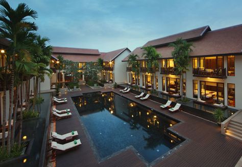 Siem Riep, Cambodia Virtual City, Khmer Empire, Siem Reap Cambodia, Water Pool, Tourist Map, Building A Pool, Hotel Resort, Saltwater Pool, Siem Reap