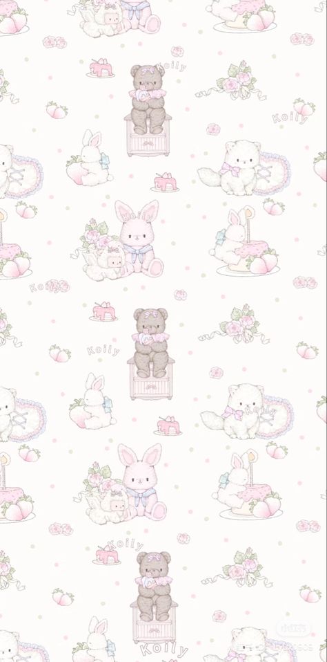 wallpaper White Pink Wallpaper Iphone, Wallpaper Rabbit Cute, Soft Kawaii Wallpaper, Kawaii White Wallpaper, White Soft Wallpaper, Soft Pink Wallpaper Iphone, White Kawaii Wallpaper, Koily Artist, Soft Pink Wallpaper Aesthetic