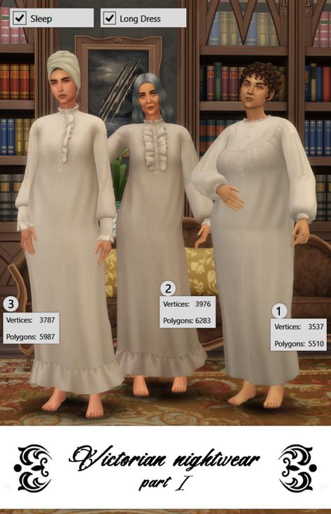 Sims 4 Medieval Nightgown, Ultimate Decades Challenge Sims 4 Cc, Sims 4 Victorian Cc Maxis Match, Sims 4 Historical Poses, Regency Era Sims 4 Cc, Sims 4 Cc 1800s Clothes, Sims 4 1890s, Sims 4 Modest Cc, Sims 4 Victorian Cc