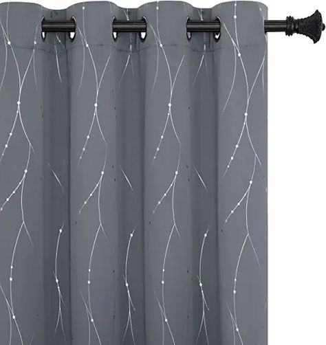 Curtains For Light Gray Walls, Curtains With Grey Walls, Dark Grey Curtains Living Room, Light Grey Curtains Bedroom, Light Grey Curtains, Grey Curtains Bedroom, Grey Curtains Living Room, Dark Grey Curtains, Grey Blackout Curtains