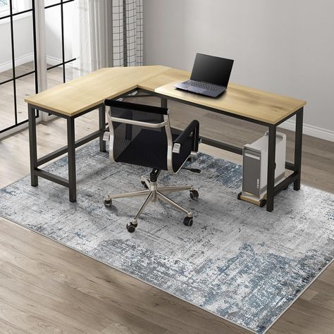 Amazon.com : Kuyal Office Chair Mat for Hardwood Floor, 48 x 60 inches Computer Gaming Chair Mat, Low Pile Carpet Desk Chair Mat, Anti-Slip Floor Mats Wood/Tile Protection Mat(48'' x 60'', Modern Light Blue) : Office Products Light Blue Office, Desk Chair Mat, Office Chair Mat, Blue Office, Low Pile Carpet, Computer Gaming, Chair Mat, Modern Light, Chair Mats