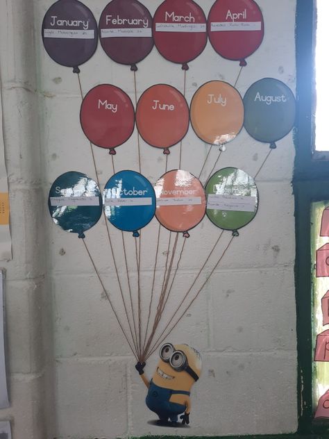 Minion Classroom Theme, Minion Classroom, Minion Decorations, Birthday Chart, Diy Minions, Minion Theme, Classroom Doors, Minion Birthday, New Classroom