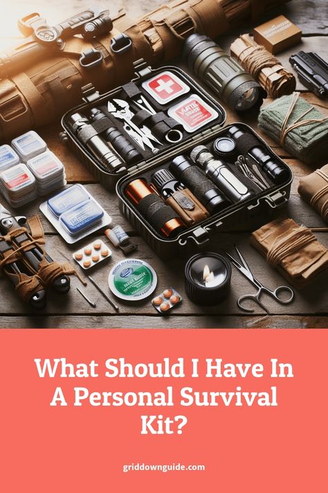 Discover the essentials for your personal survival kit with a dash of humor and wisdom. From bandages to ponchos, feel prepared for life's unexpected adventures! Survival Binder Free Printables, Survival Kit Ideas, Emergency Backpack, Urban Survival Kit, Camping Necessities, Survival Essentials, Emergency Blankets, Emergency Blanket, Life Unexpected