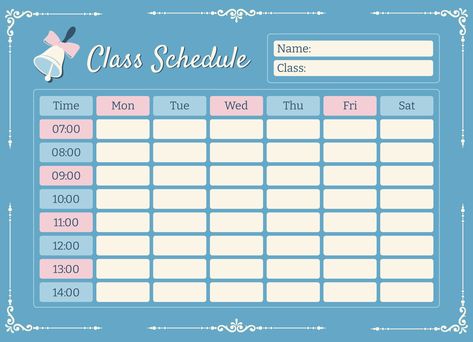 Class Schedule College, Class Schedule Template, Daily Schedules, Classroom Schedule, Resignation Letters, Daily Lesson Plan, Docs Templates, Online Yoga Classes, Schedule Templates