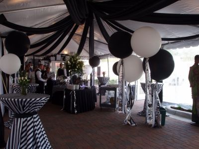 Plan a 50th black out party to signify the passing of youth.  See more 50th birthday party themes and party ideas at www.one-stop-party-ideas.com Black And White Decorations, 50th Birthday Celebration Ideas, Black And White Party Decorations, 50th Birthday Party Themes, Birthday Themes For Adults, White Party Decorations, Dekor Diy, 50th Party, Black And White Theme