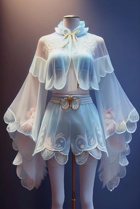 Cute Fantasy Outfits, Water Kimono, Outfits Asian, New Fashion Dress, Art Dresses, Chinese Fancy Dress, Dress Art, Dress Design Sketches, Dresses Style