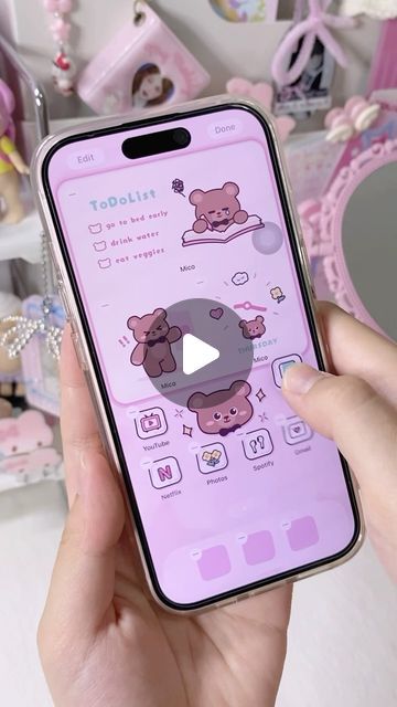 𝘧𝘪𝘢 ⭑.ᐟ on Instagram: "⋆𐙚₊˚⊹🧸 ios18 new update with @micowidget 🎀.𖥔 ݁ ˖

have you guys updated to ios18?🤤💗 all the new features are so cute!!🌸 
📂 app: mico - widgets & wallpaper

#sanrio #sanriocore #sanrioaesthetic #sanriocharacters  #mymelody #ios18 #iphone #pinkphone #lockscreen #wallpaper #widget #micoapp #pinkaesthetic #desksetup #deskgoals #deskdecor #kawaii #ａｅｓｔｈｅｔｉｃ #foryou #fypシ" Apps Must Have Iphone Aesthetic, Mico Widget, Widgets Wallpaper, Phone Makeover, Wallpaper Sanrio, Wallpaper Widget, Desk Goals, Cute App, Lockscreen Wallpaper