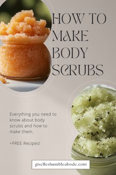 Discover the ultimate guide to body scrubs! In this blog post, we dive into the benefits of body scrubs, all the types of ingredients, and how to make them. With exfoliating with natural ingredients like sugar, salt, and essential oils, learn how to create simple yet luxurious DIY body scrubs that nourish your skin, improve texture, and leave you feeling refreshed. Whether you're a skincare enthusiast or new to DIY beauty, this guide gets you in-the-know and has tips for making your own scrubs at home. Perfect for personal pampering or thoughtful gifts!
At the end, there's a FREE downloadable guide with resources and recipes to try on your own! Epsom Salt Body Scrub, Make Your Own Body Scrub, Body Scrub Recipes, Epsom Salt Scrub Recipe, Essential Oil Scrubs, Minimalist Skincare, Salt Body Scrub, Body Scrub Recipe, Diy Body Scrub