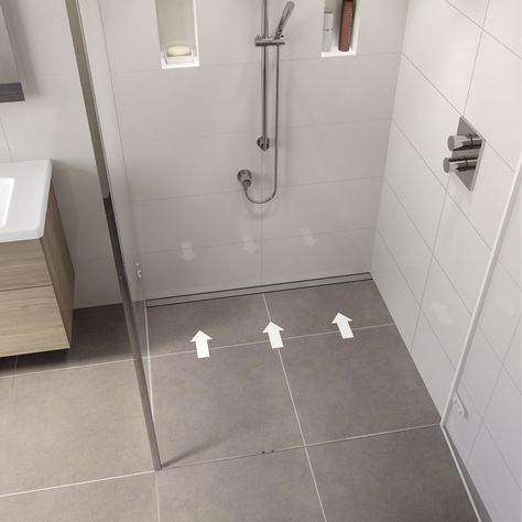 Advantages of a walk-in shower | Easy Drain Linear Drain Shower, Tub Remodel, Tub To Shower Conversion, Shower Conversion, Shower Renovation, Shower Installation, Shower Floor Tile, Shower Drains, Bathroom Trends