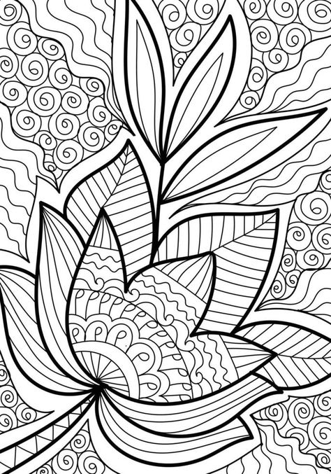 Decorative floral henna style coloring book page illustration for adults Doodle Art Coloring Pages, Minimalist Coloring Pages For Adults, Mandala Art Colorful, Music Graffiti, Pencil Drawing Inspiration, Mindfulness Coloring Pages For Adults, Full Page Mandala Art Colourful, Meditative Coloring Pages, Nature Mandalas Coloring Book