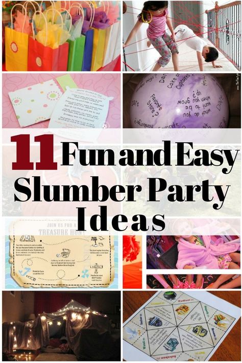 Creative, Fun & On A Budget Slumber Party Ideas for Kids! Slumber Party Ideas For Kids, Slumber Party Activities, Birthday Slumber Party, Diy Floating Deck, Sleepover Fun, Sleepover Party Ideas, Slumber Party Birthday, Girls Slumber Party, Slumber Party Ideas