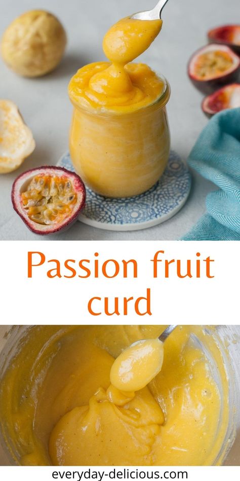 Passion Fruit Cake, Fruit Curd, Passion Fruit Curd, Passionfruit Recipes, Macaron Filling, Cake Filling Recipes, Lemon Curd Recipe, Artist In Residence, Curd Recipe