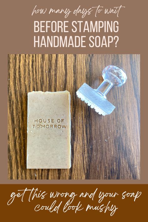 stamping handmade soaps Soap Making Equipment, How To Stamp Soap, Soap Stamps, Soap Stamp, Diy Soap Stamp, Beeswax Soap, Soap Stamping, Soap Making Recipes, Handmade Soap Bar