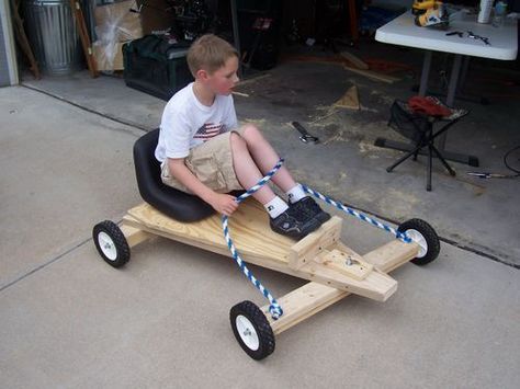 And here's the finished car. I Wooden Go Kart, Soap Box Racer, Soap Box Derby Cars, Soap Box Cars, Box Cars, Derby Car, Diy Go Kart, Derby Cars, Wooden Car