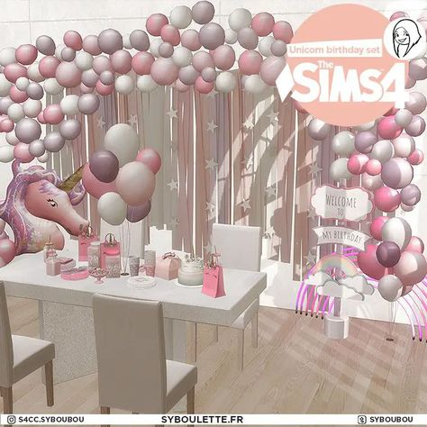 Sims 4 Birthday Decor, Sims4 Birthday Cc, Sims 4 Cc Clothes Furniture, Birthday Party Cc Sims 4, Birthday Cc Sims 4, Sims 4 Cc Birthday, Sims 4 Party Decor, Sims 4 Cc Birthday Party Decor, Sims 4 Birthday Party Cc