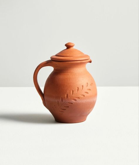 Amazon.com: Village Decor Handmade Earthen Clay Water Jug with Lid - Carafes Pitcher 51 Oz(1500 ML) (Clay jug) : Home & Kitchen Clay Jug, Water Carafe, Water Pitcher, Handmade Kids, Water Pitchers, Kids Kitchen, Water Jug, Wooden Coasters, Stone Decor