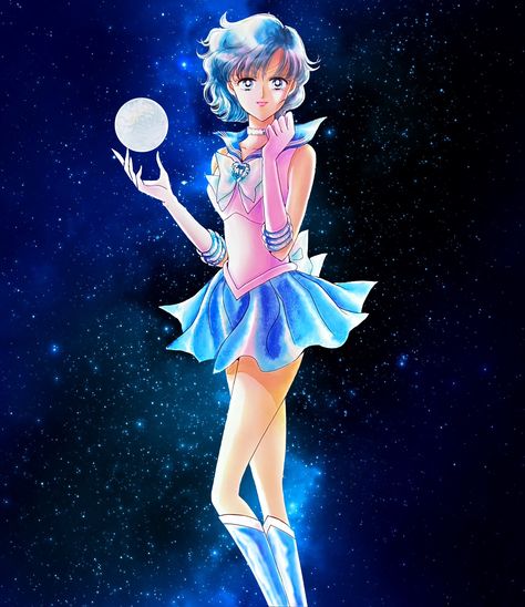 Princess Mercury, Moon Museum, Sailor Moon Screencaps, Anime Group, Sailor Moon Fan Art, Sailor Moon Manga, Sailor Moon Wallpaper, Sailor Moon Character, Sailor Mercury