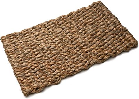 Amazon.com : Kings County Tools Natural Jute Woven Door Mat | Hides Dirt and Cleans Shoes Outside of Home | Beautifully Hand-Made | Stays in Place Outdoors | Measures 17” x 30” x 1” : Garden & Outdoor Jute Door, Woven Door, Boho Entryway, Jute Doormat, Porch Mat, Target Rug, Diy Rug, Outdoor Door Mat, Clean Shoes