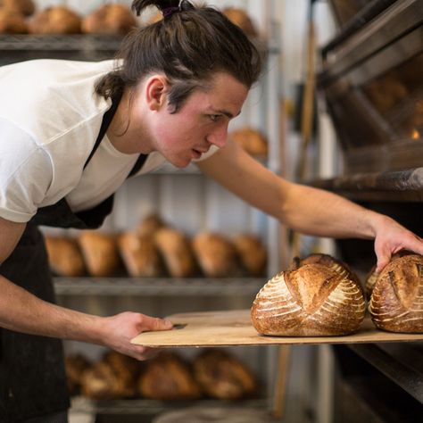 Three brilliant bread recipes to make at home | British GQ Bread Making Aesthetic, Nose Kiss, Aesthetic Bakery, Bakery Photography, Bakery Aesthetic, Cafe Photography, Freshly Baked Bread, Baker Photography, Bread Shop