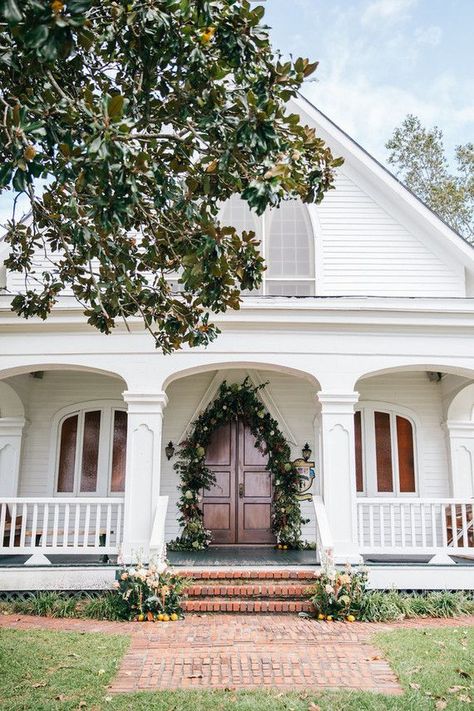 Elegant, Southern, fall wedding inspiration on Mobile Bay in Alabama Early Fall Weddings, Romantic Themes, Vintage Props, Wedding Themes Fall, Alabama Weddings, Event Floral Design, Wedding Inspiration Fall, Church Decor, Southern Wedding