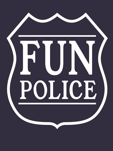 "Fun police" T-shirt by artack | Redbubble Police Design, Fun Police, Cricut Designs, Atari Logo, The North Face Logo, Cricut Design, Retail Logos, Gaming Logos, Cricut