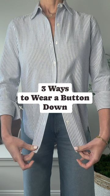 Button Shirt With Shorts, How To Wear Tank Tops, Tied Tops Outfit, Button Up Shirt Over Dress Outfit, Button Up Tie Shirt Outfit, Shirt Tying Hacks Button Up, Button Down Shirt Tie Hack, Different Ways To Button A Shirt, Belt Over Shirt Outfit