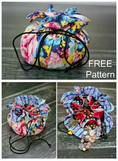 FREE sewing pattern for a jewelry pouch. This drawstring jewelry case sewing pattern is ideal for use at home or for taking your jewelry when you travel. A quick and easy sew, also great for a gift to sew or stocking stuffer. Easy bag pattern for beginners to try. Jewelry travel case sewing pattern. #SewABag #SewAPouch #BagSewingPattern #FreeBagSewingPattern #SewForFree #SewingForFree #QuickSewingPattern #EasySewingPattern #SimpleSewingPattern #FreeSewingPattern #FreeBagPattern #... Drawstring Jewelry Pouch Pattern, Quick And Easy Sewing Projects To Sell, Jewelry Bag Pattern, Jewelry Pouch Pattern, Drawstring Jewelry Pouch, Jewelry Travel Bag, Easy Bag, Free Sewing Pattern, Sew Ins