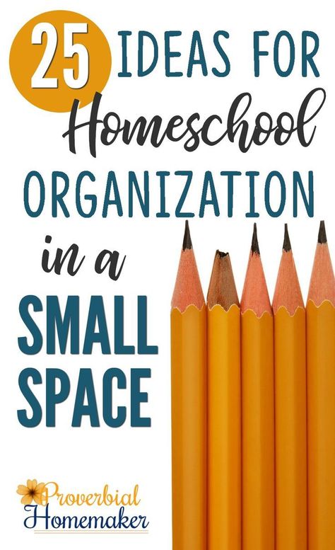 Trying to organize all those books and resources for your homeschool? Here are fantastic ideas for homeschool organization in a small space!  via @TaunaM Organization Books, Homeschool Room Organization, Homeschool Hacks, Homeschool Supplies, Homeschool Classroom, Virtual School, Homeschool Schedule, Homeschool Learning, Homeschool Life