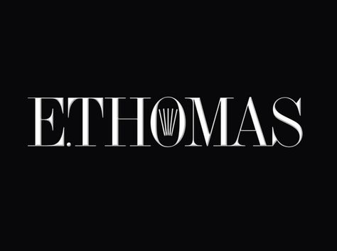 Corporate identity designed for E.Thomas, italian brand of superfine clothes for menswear. Mens Wear Logo Design, Luxury Classic T-shirt With Branding, Minimal Clothing Brand Logo, Architectural Branding, E Typography, Luxury Fashion Branding Identity, Vintage Italian Fashion, Identity Moodboard, Luxury Hotel Branding Identity