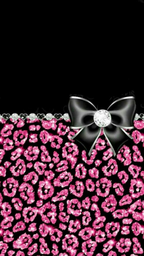 Wallpaper 2000s Background, 2000s Wallpaper, Leopard Print Wallpaper, Bow Wallpaper, Bling Wallpaper, Y2k Wallpaper, Iphone App Layout, Frozen Disney, Iphone Wallpaper Themes