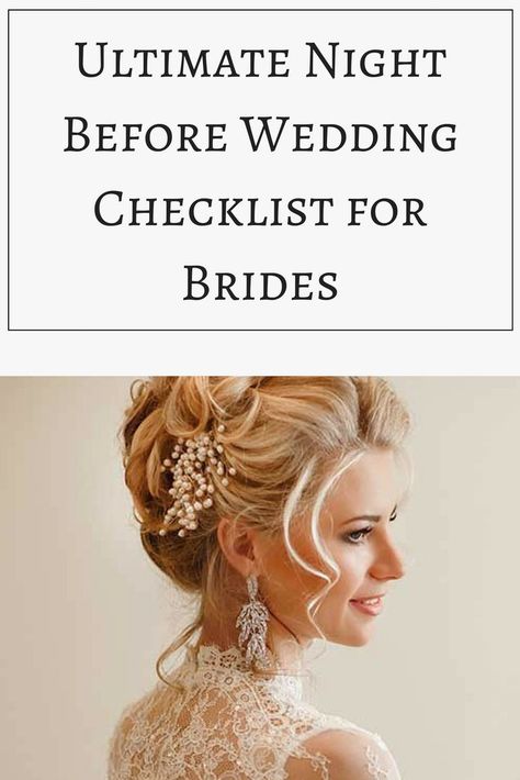 When it's the night before your big day, your nerves can get the best of you and make you forget about all the things you need to get done! But no worries, SheFinds has your back. #wedding #weddingtips #weddingideas #weddingadvice #weddingplanning #weddingaccessories #winterweddings #bride #groom #bridalhairstyles #bridalhair #bridalgowns #weddingdresses Before Wedding Checklist, Night Before Wedding, Wedding Ides, Summer Wedding Cakes, Vera Wang Wedding, Wedding Dresses Vera Wang, Wedding Info, Bridal Musings, Wedding Rings Rose Gold