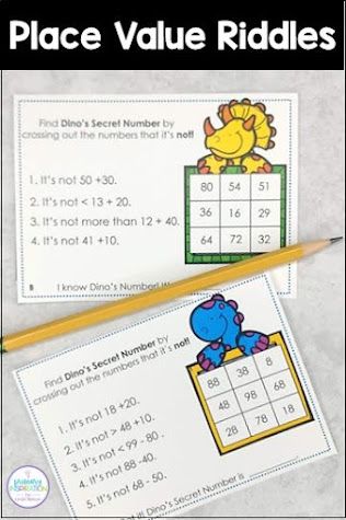 Primary Inspiration: Math Logic Puzzles ... and a Freebie! 1st Grade Place Value, Logic Math, Math Logic Puzzles, Math Tubs, Math Kindergarten, Math Enrichment, Math Riddles, Math Challenge, Math Center Activities