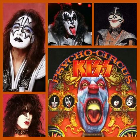 KISS Psycho Circus Kiss Album Covers, Led Zeppelin Iii, Rock & Roll, Peter Criss, Kiss Army, Ace Frehley, Band Rock, Paul Stanley, Hot Band