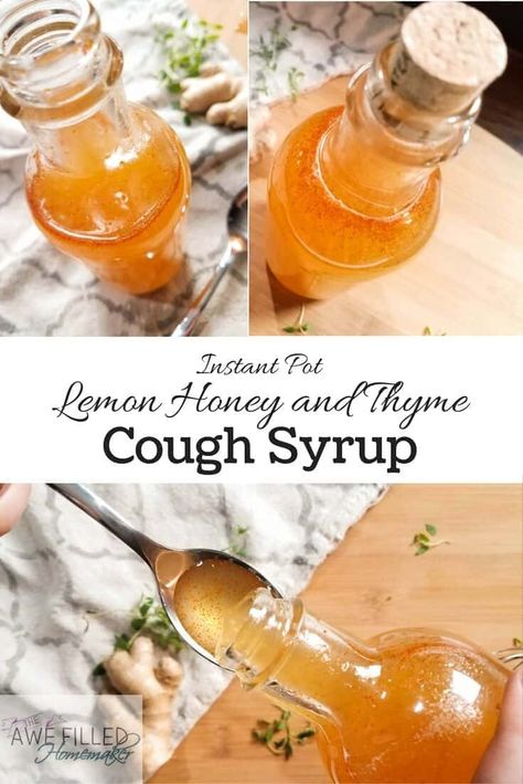 I love using traditional ingredients to stock our medicine cabinet. Today I am sharing how to make cough syrup in your instant pot! Cough Syrup Recipe, Homemade Cough Syrup, Homemade Cough Remedies, Sick Remedies, Skin Growths, Lemon Honey, Herbal Recipes, Natural Healing Remedies, Home Health Remedies