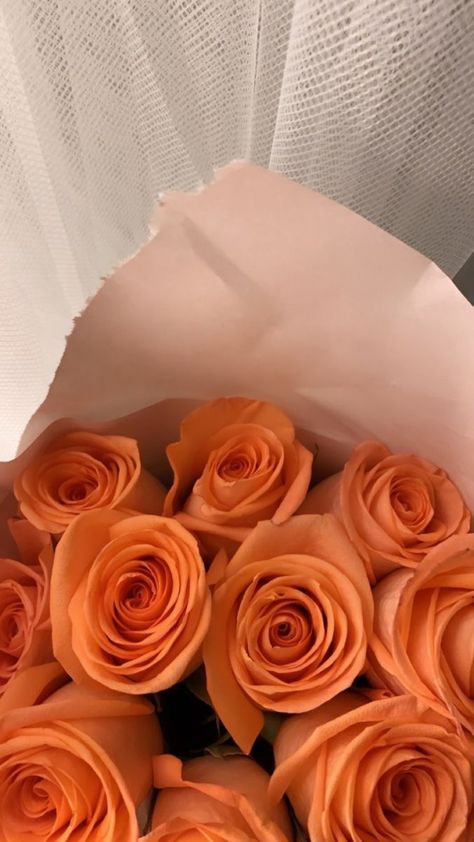 Orange Cream Aesthetic, Cream Orange Aesthetic, Orange Luxury Aesthetic, Orange Roses Aesthetic, Red And Orange Aesthetic, Orange Flowers Aesthetic, Red Orange Aesthetic, Orange Roses Bouquet, Bunch Of Red Roses