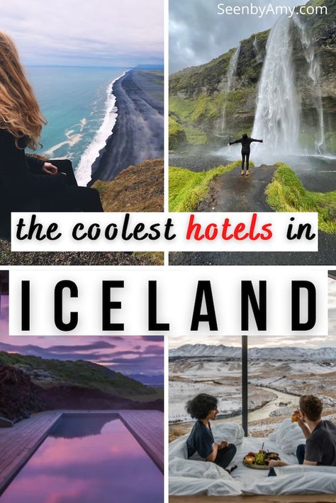 15 of the coolest hotels in Iceland! Perfect for your Iceland Road Trip! Iceland Travel｜Iceland Road Trip｜Iceland Itinerary｜Reykjavik, Iceland｜Things To Do In Reykjavik｜Things To Do In Iceland｜Best Places In Iceland｜Cheap Travel Europe｜Travel Europe｜Europe Destinations｜Iceland Travel Tips｜Iceland Hotels｜Reykjavik Vacation Guide｜Cool Hotels In Iceland | Unique Hotels In Iceland Best Hotels In Iceland, Coolest Hotels, Iceland Hotels, Places In Iceland, Cool Hotels, Iceland Honeymoon, Resorts For Kids, Travel Europe Cheap, North Iceland