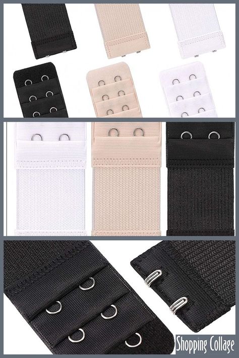 ★Package includes 6 pieces of 2 hook bra extender (2 black, 2 white, 2 skin color),can match with your different colors bras, also you can choose the color according to your interests. Each extender has 3 rows of position hooks, 3 rows by 2 hooks enable you to easily adjust your bras ★Ladies bra extension material:Made of soft, comfortable... #Amazon. Amazon Affiliate link #iminoo #pcs #women #bra #extenders #hooks #elastic #extension #amazon #clothing #store #package Ladies Bra, Amazon Clothing, Bra Extender, Women Bra, Womens Bras, Amazon Women, Bra Set, Bra Women, Skin Color