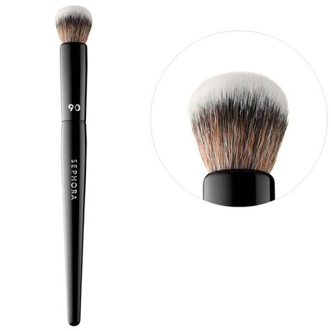 PRO Highlight Brush #90 - SEPHORA COLLECTION | Sephora Sephora Highlighter, Sephora Brushes, Highlight Brush, Highlighter Brush, Bare Minerals, Sephora Collection, Gigi Hadid, Makeup Cosmetics, Highlighter