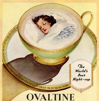 Vintage Ovaltine ad--kid in a kup. Introduced grandson to Ovaltine, and he wants it as a present every Christmas! Etiquette Vintage, Graphisches Design, Publicidad Creativa, Old Advertisements, Retro Advertising, Food Ads, Poster Ads, Retro Ads, Old Ads