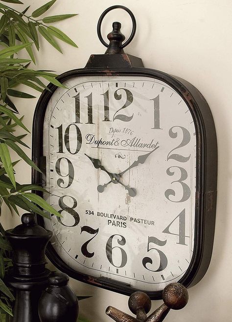 Discover Rustic Appeal with Our Farmhouse Clocks Collection! Explore vintage-inspired timepieces that capture country living's essence. From distressed wood to classic designs, these clocks add warmth and character to any space. Pin your preferred farmhouse clock now and elevate your decor! Brown Wood Dresser, Farmhouse Clocks, Farmhouse Wall Clocks, Rustic Wall Clocks, Vintage Wall Clock, Square Wall Clock, Wood Dresser, Rustic Brown, Rustic Walls