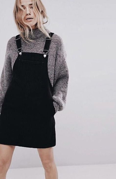 536a76f94cf7535158f66cfbd4b113b6 Outfit Chic, Fall Wear, Outfit Trends, Cute Fall Outfits, Trendy Fall, 가을 패션, Summer Fashion Outfits, Overall Dress, Looks Style