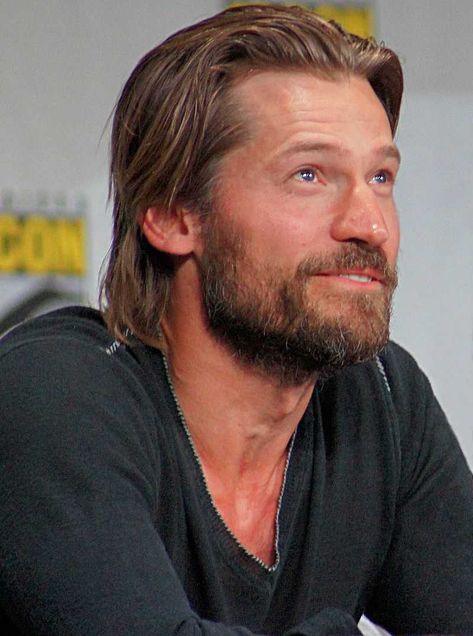 Picture of Danish actor Nikolaj Coster-Waldau Safina Waldau, Chris Hemsworth Hair, Cersei And Jaime, Danish Men, Famous Hairstyles, Light Brunette, Nikolaj Coster, Guy Haircuts Long, Nikolaj Coster Waldau