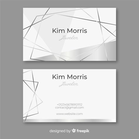 Silver lines business card Free Vector Silver Card Design, Schedule Design Layout, Silver Business Card, Qr Code Social Media, Buisness Cards, Logo Design Tutorial, Graphic Design Business Card, Naming Your Business, Cosmetic Logo